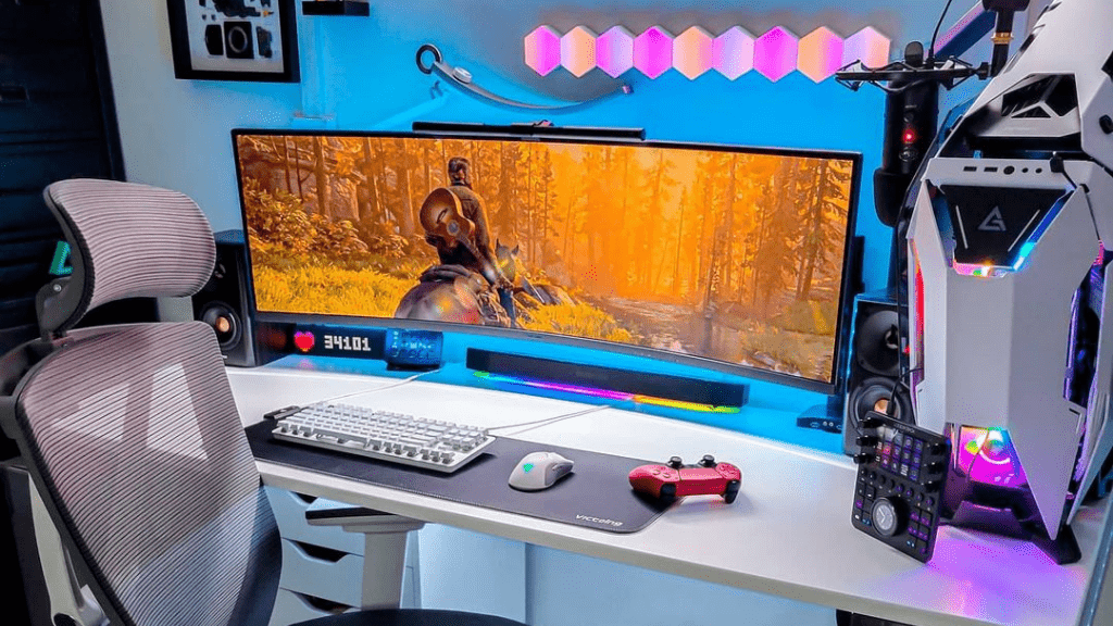 Best Ultrawide Monitor desk Setup