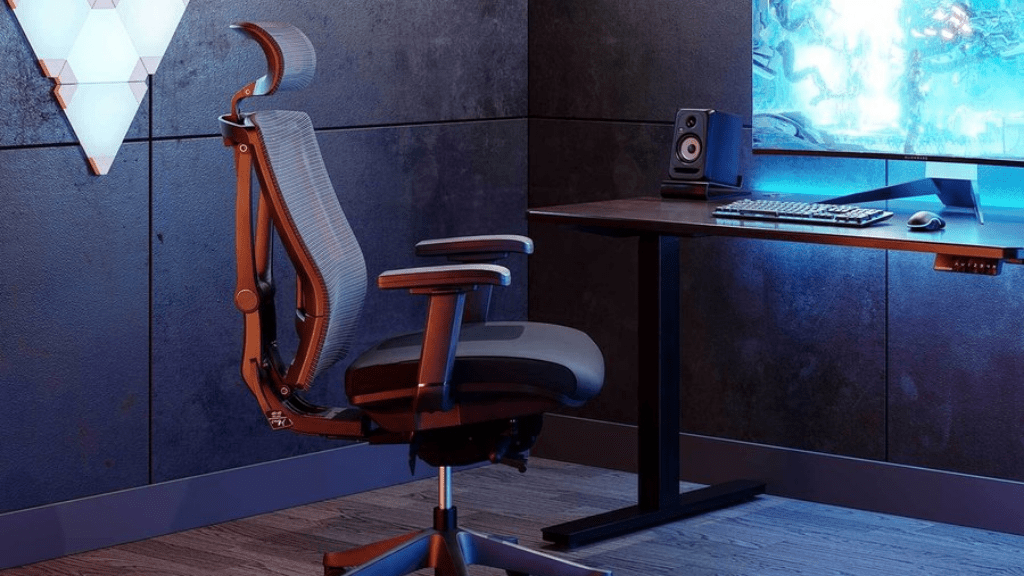 ErgoChair Pro for ultrawide desk setup
