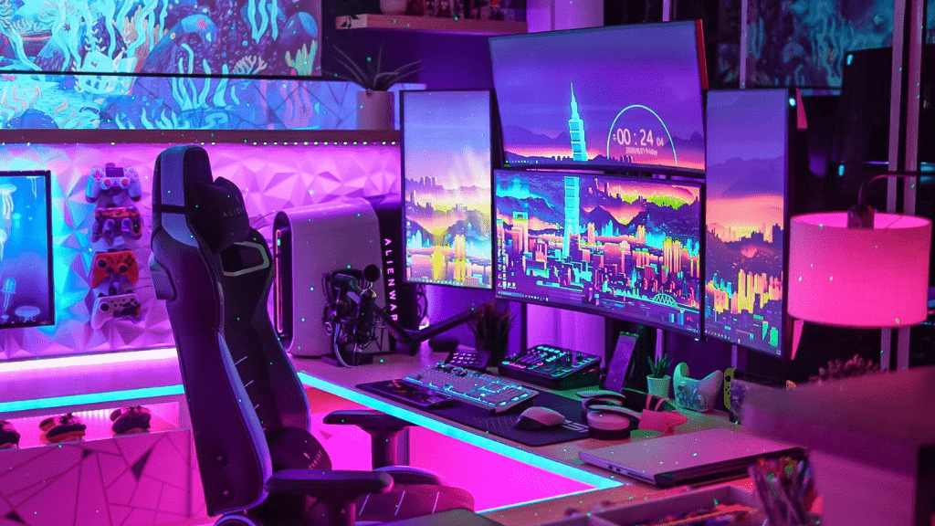 best desk setup for multiple monitors