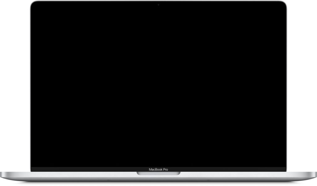 Apple Macbook Pro for laptop and monitor desk setup
